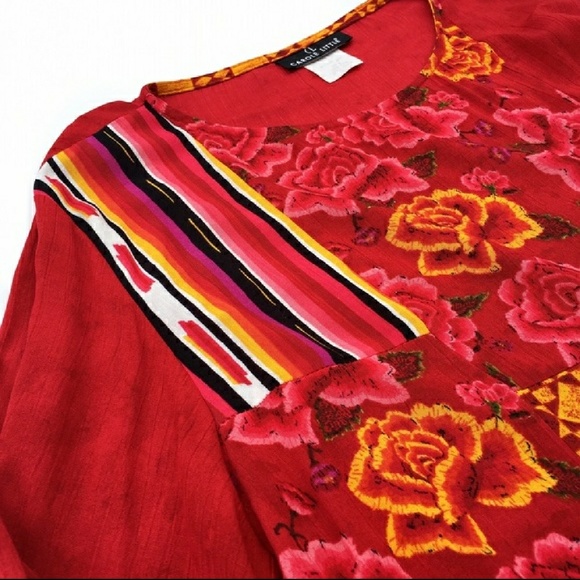 Vintage Dresses & Skirts - Vintage Floral Print Mini Dress